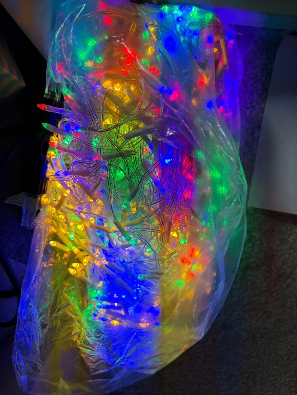 Multi-Color Icicle LED String Lights - 132 FT